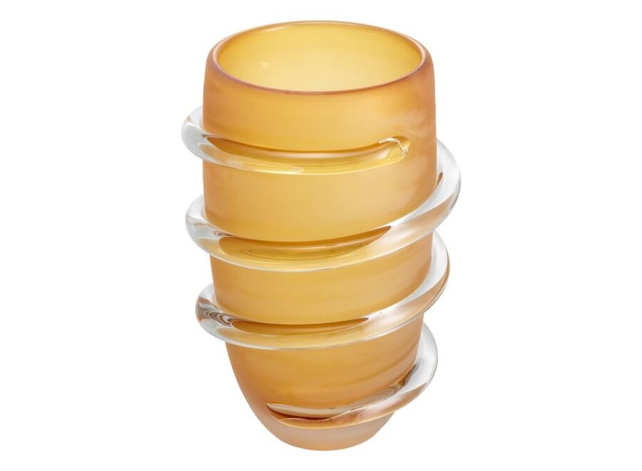 Vase 'Eliano' - L - amber