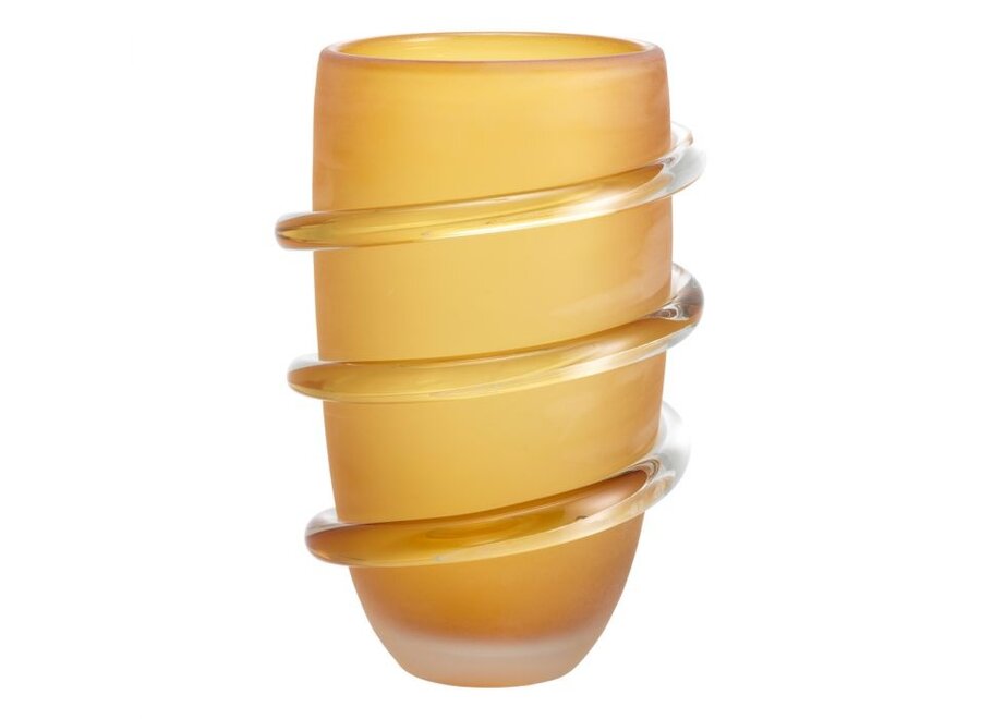 Vase 'Eliano' - L - amber