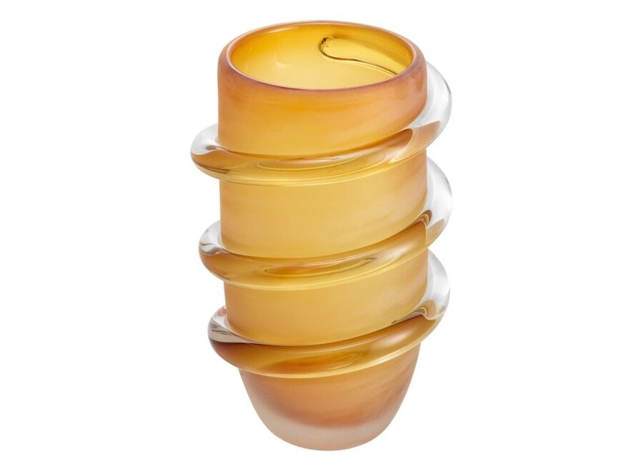 Vase 'Eliano' - S - amber