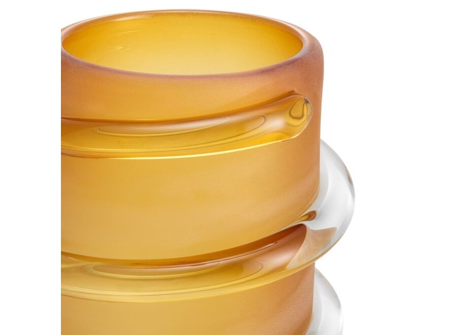 Vase 'Eliano' - S - amber