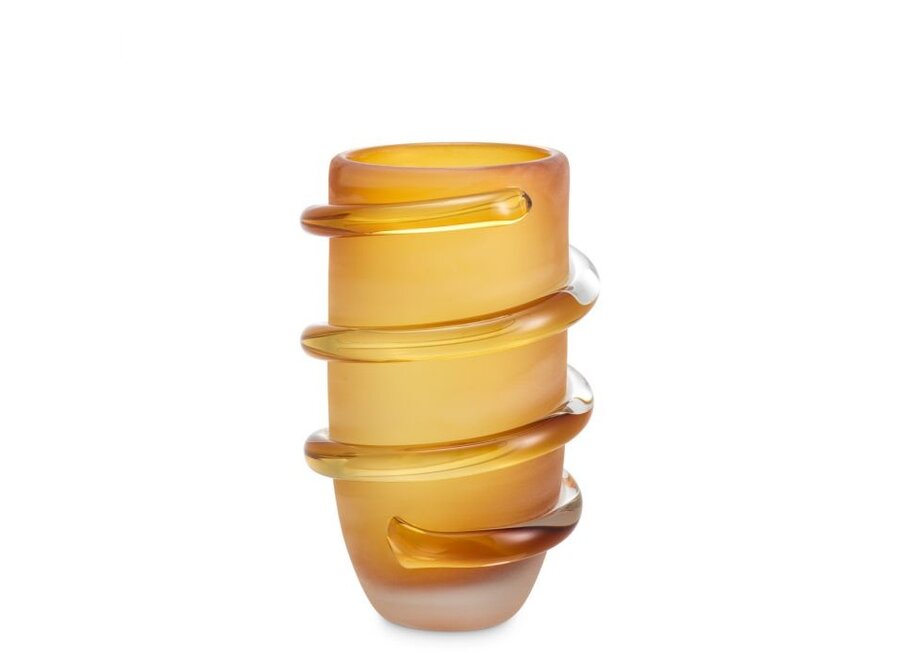 Vase 'Eliano' - S - amber