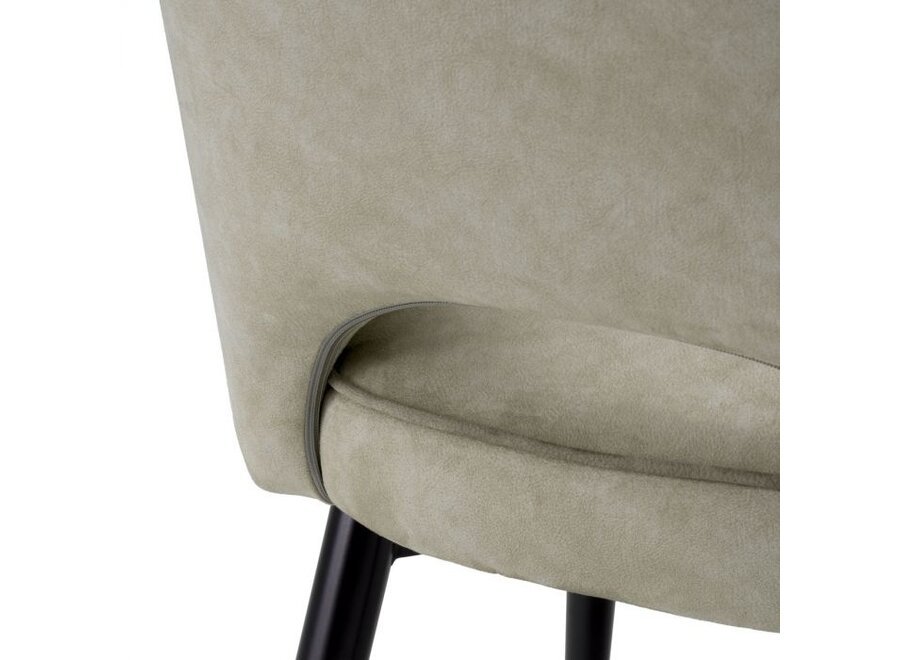 Dining chair 'Cliff' set of 2 - Mayer silver