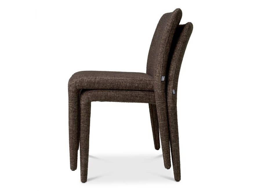 Chaise de salle à manger 'Leiza' lot de 2 - Renato off-white