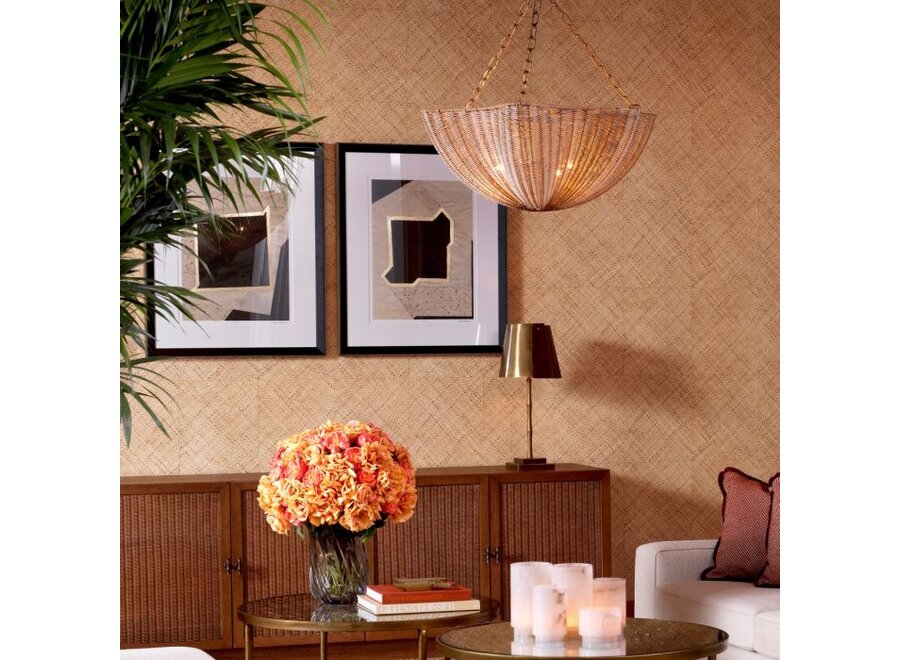 Print Creased Umber by Vanna Lam - Set of 2