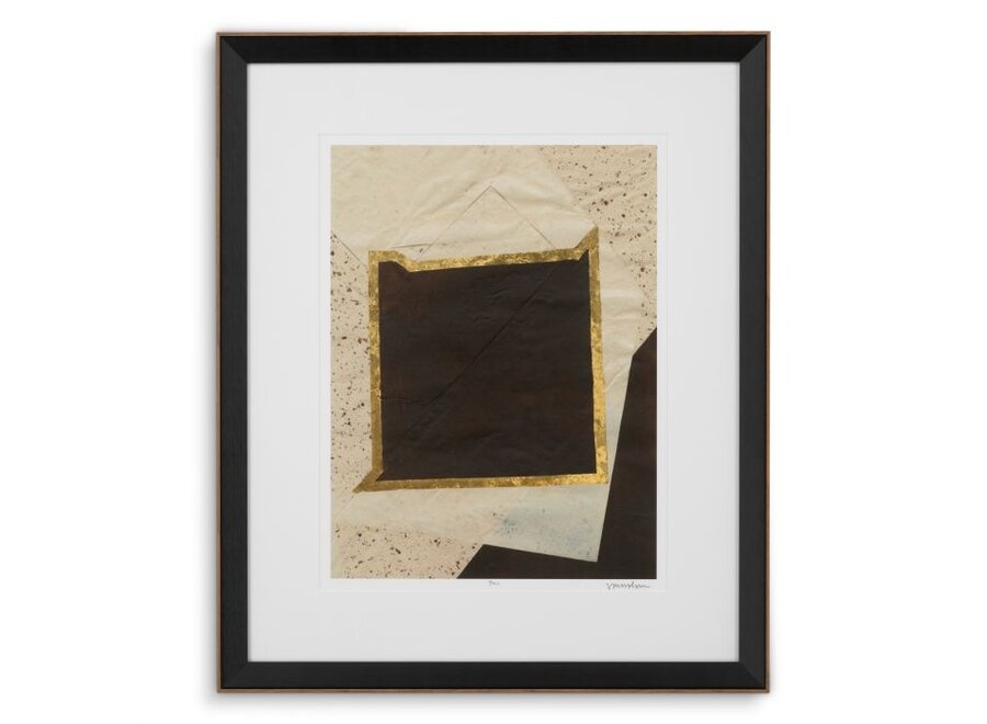 Print Creased Umber by Vanna Lam - Set of 2