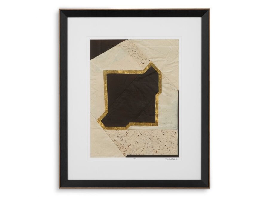 Print Creased Umber by Vanna Lam - Set of 2