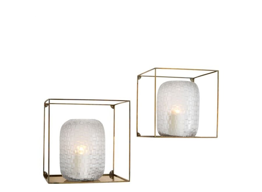 Wandregal 'Deco' - 2er-Set - square