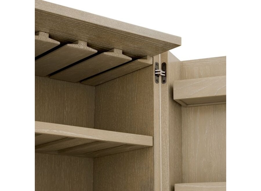 Barschrank 'Borchard' - Washed oak veneer