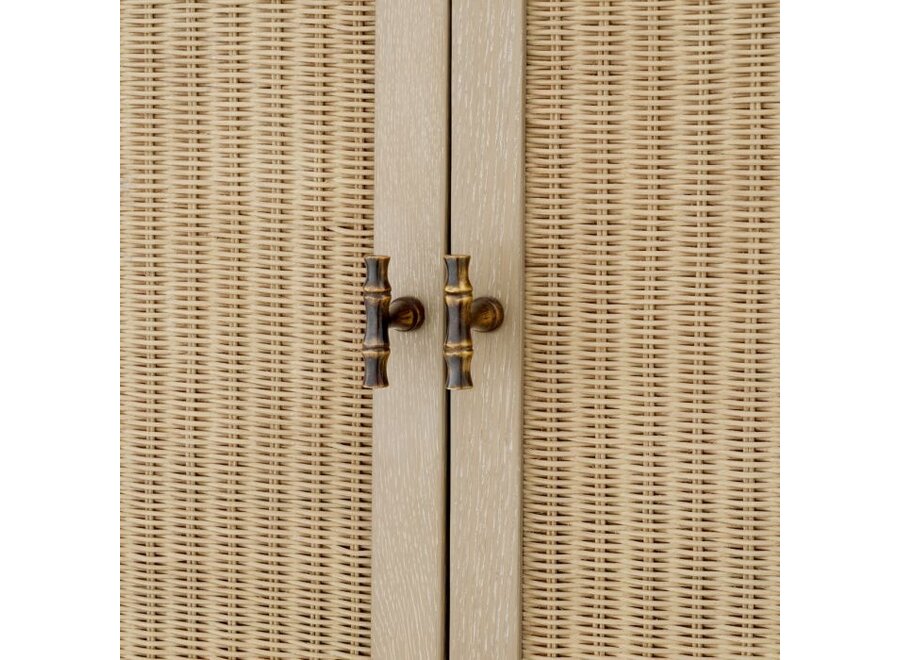 Meuble bar 'Borchard' - Washed oak veneer