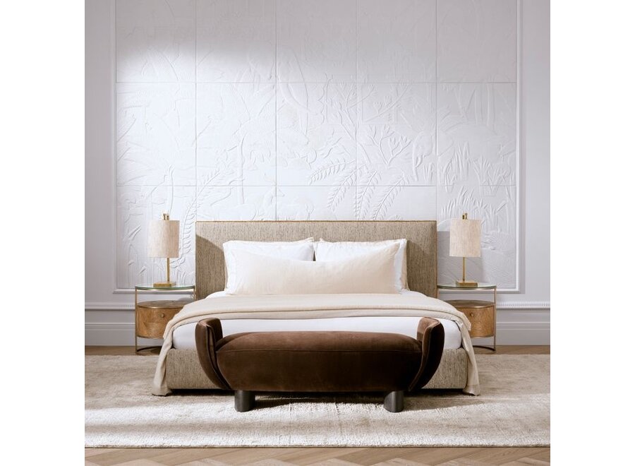 Bed frame 'Ashford' 180x210cm - Beckett beige