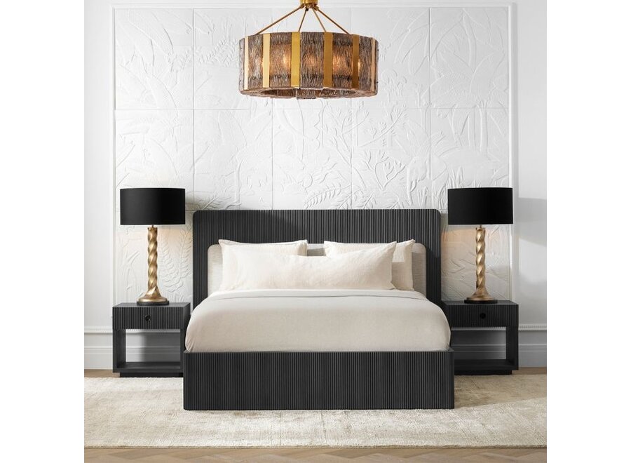 Bedframe 'Dimitrios' - Charcoal Grey