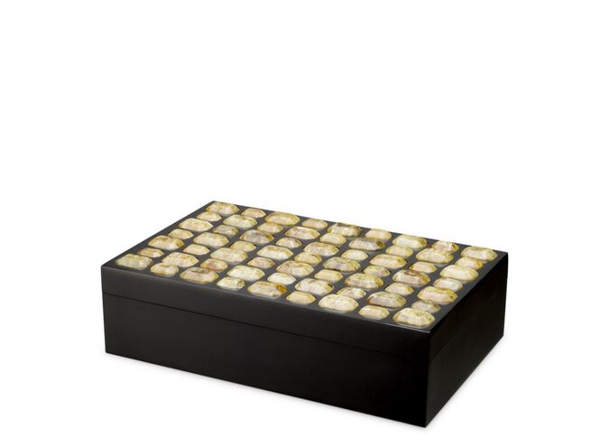 Luxus-Sammeldose Lucida - L - amber