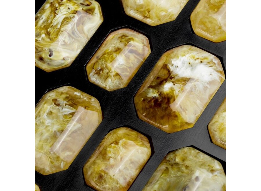 Boîte  luxe 'Lucida' - L - amber