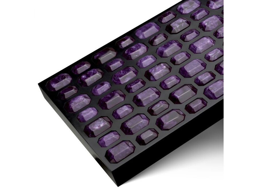 Luxus-Sammeldose 'Lucida' - L - amethyst