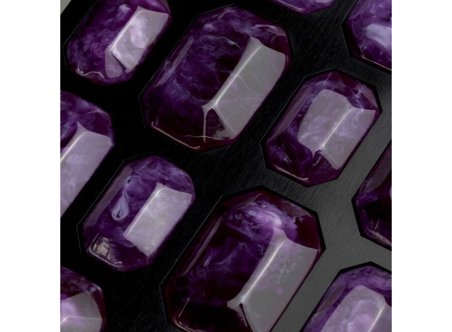 Luxus-Sammeldose 'Lucida' - L - amethyst