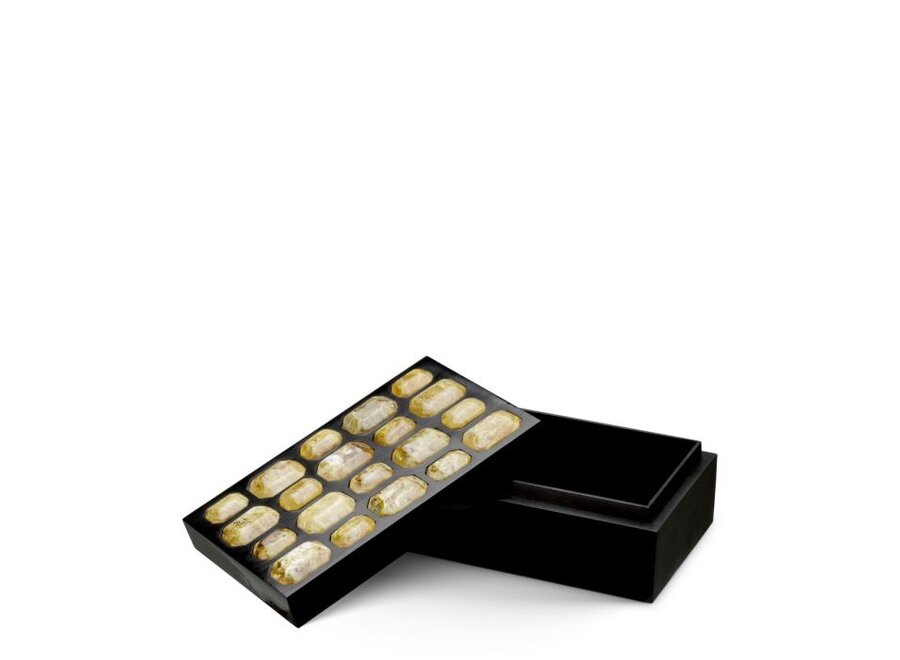 Boîte  luxe 'Lucida' - S - amber