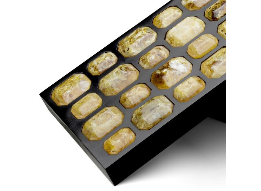 Luxe bewaardoos 'Lucida' - S - amber