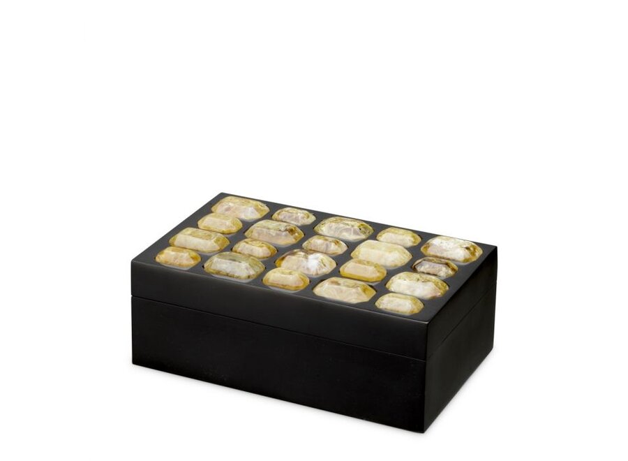 Boîte  luxe 'Lucida' - S - amber