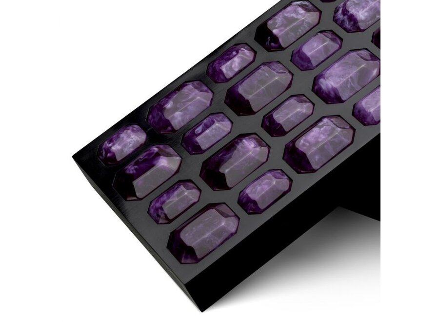 Luxury storage box 'Lucida' - S - amethyst