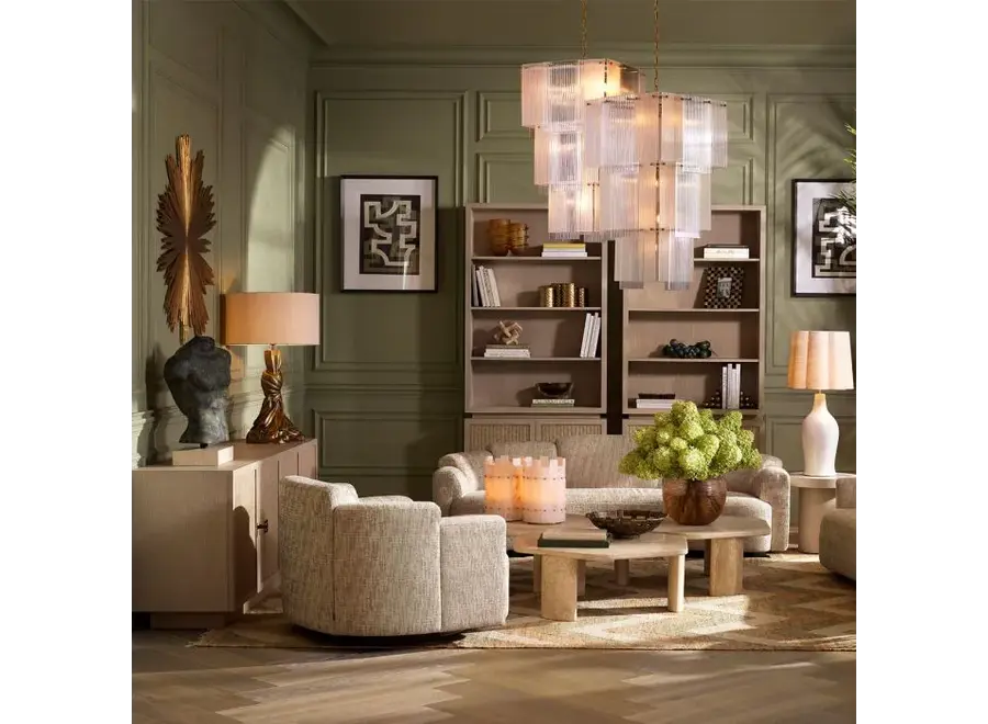 Armoire 'Borchard' - Washed oak veneer