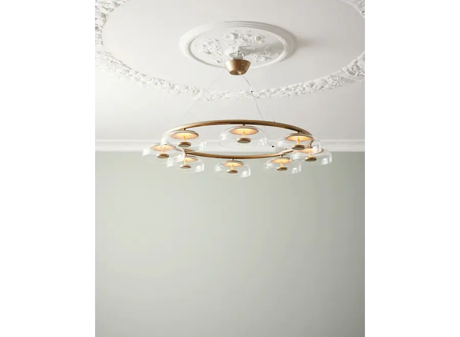 Hängelampe Blossi 8 – Clear