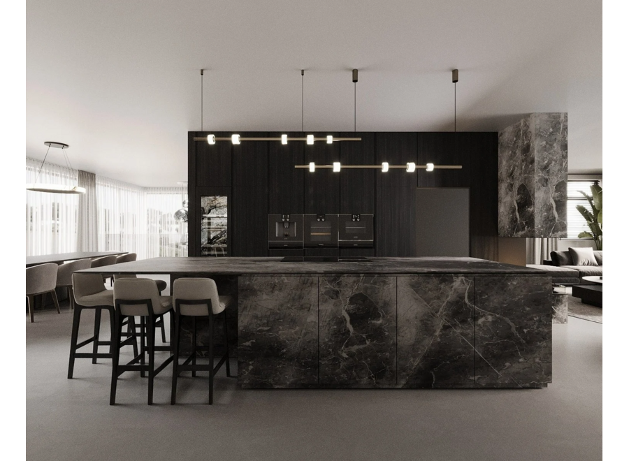 Kronleuchter 'Gio' - Brushed Brass - OL