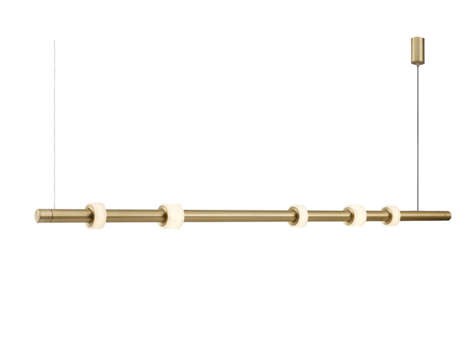 Chandelier 'Gio' - Brushed Brass - OL