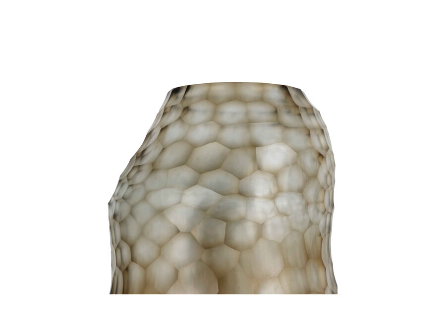 Vase 'Facet' M - Smoke