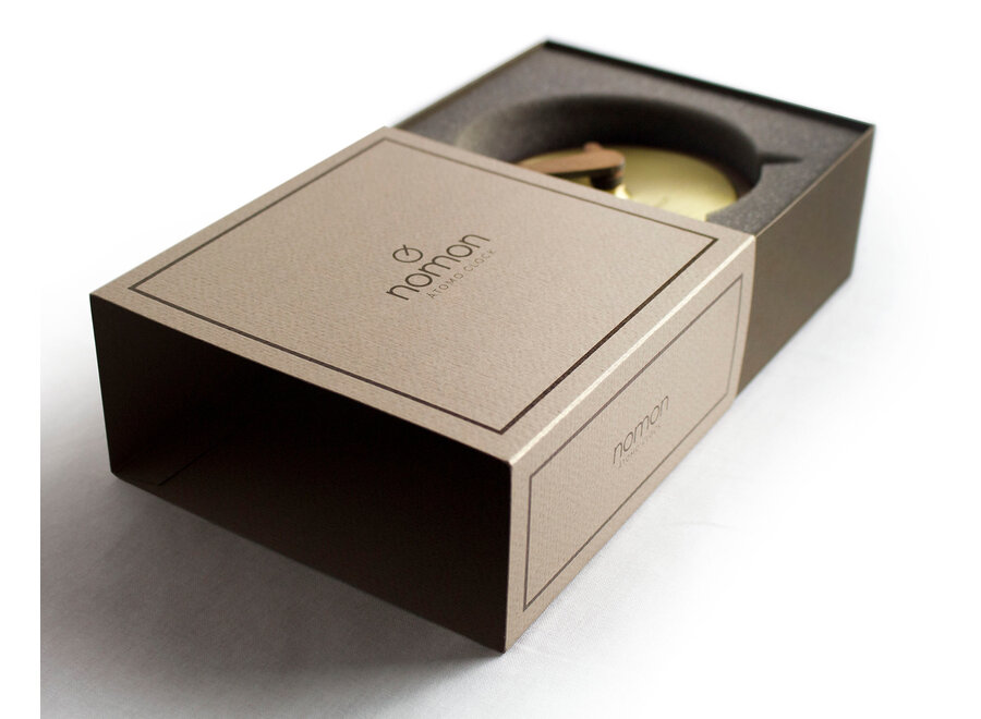 Table clock 'Atomo Sobremesa' Gold