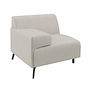 Armrest module 'Lugano' - L - Philo Cream