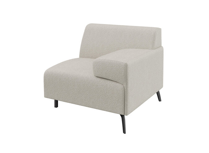 Armlehne Modul 'Lugano' - R - Philo Cream
