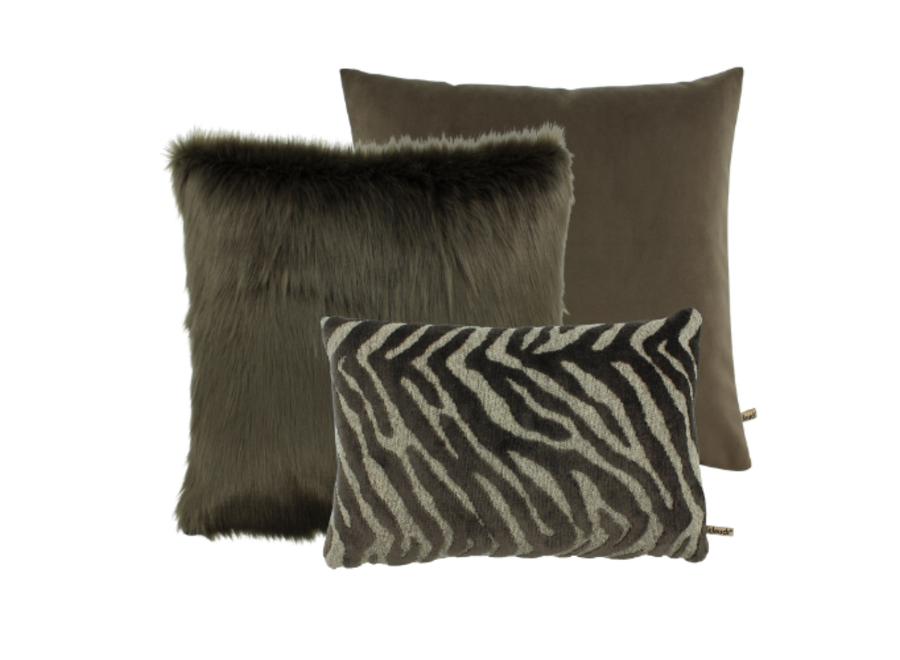 Kussencombinatie Dark Taupe - limited