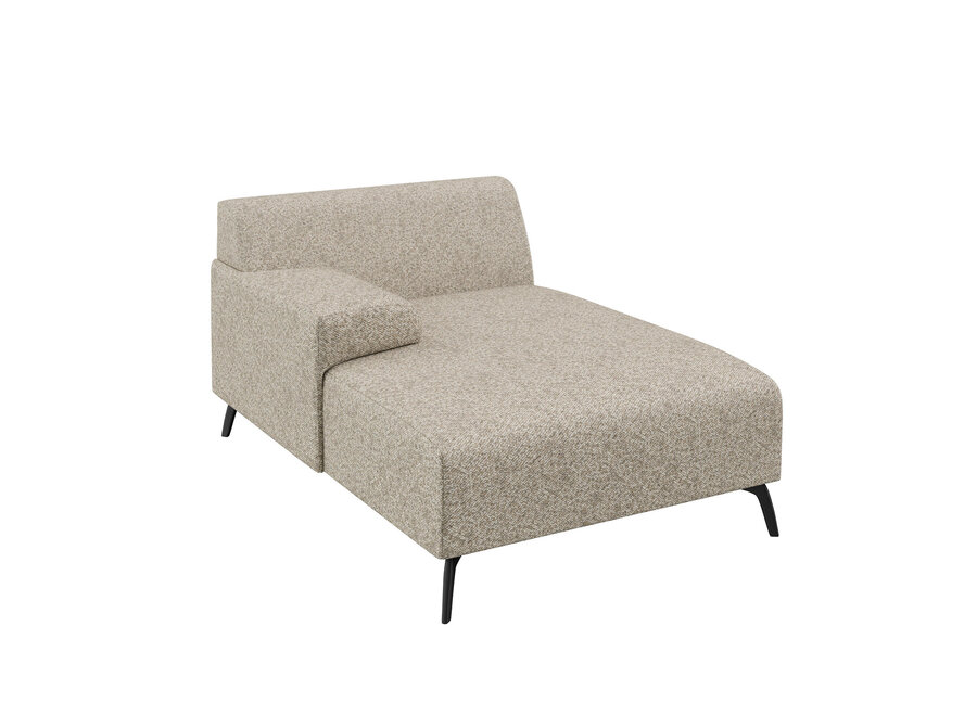 Chaise longue 'Lugano' - L - Philo Beige