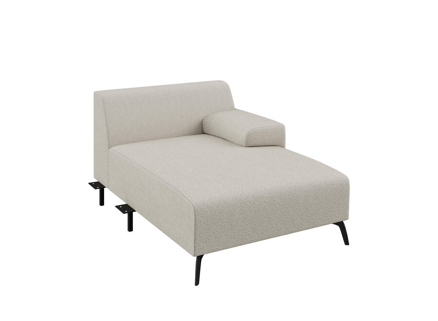 Chaise longue 'Lugano' - R - Philo Cream