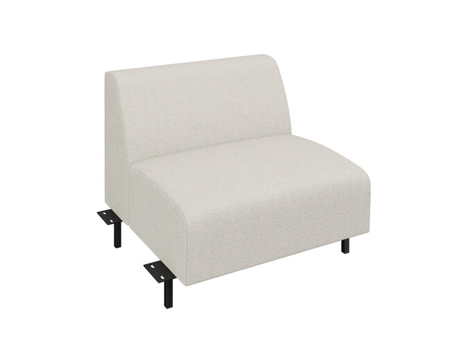 1-Sitzplatzmodul 'Lugano' - Philo Cream