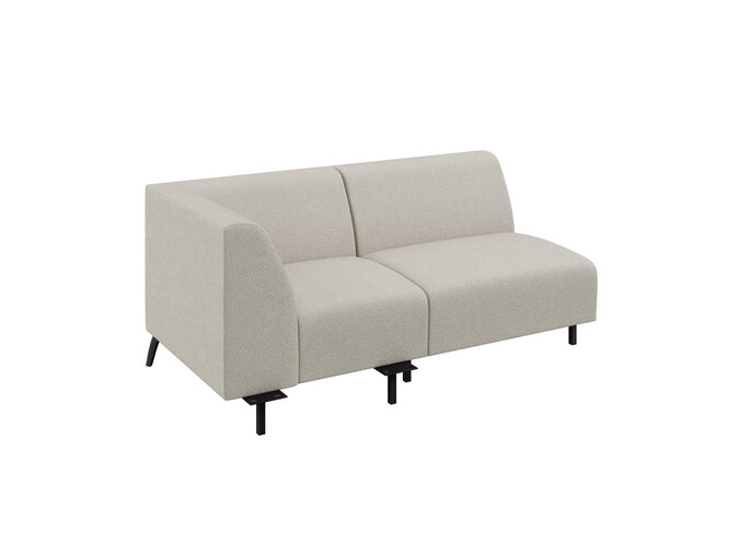 Hoek module 'Lugano' - L - Philo Cream