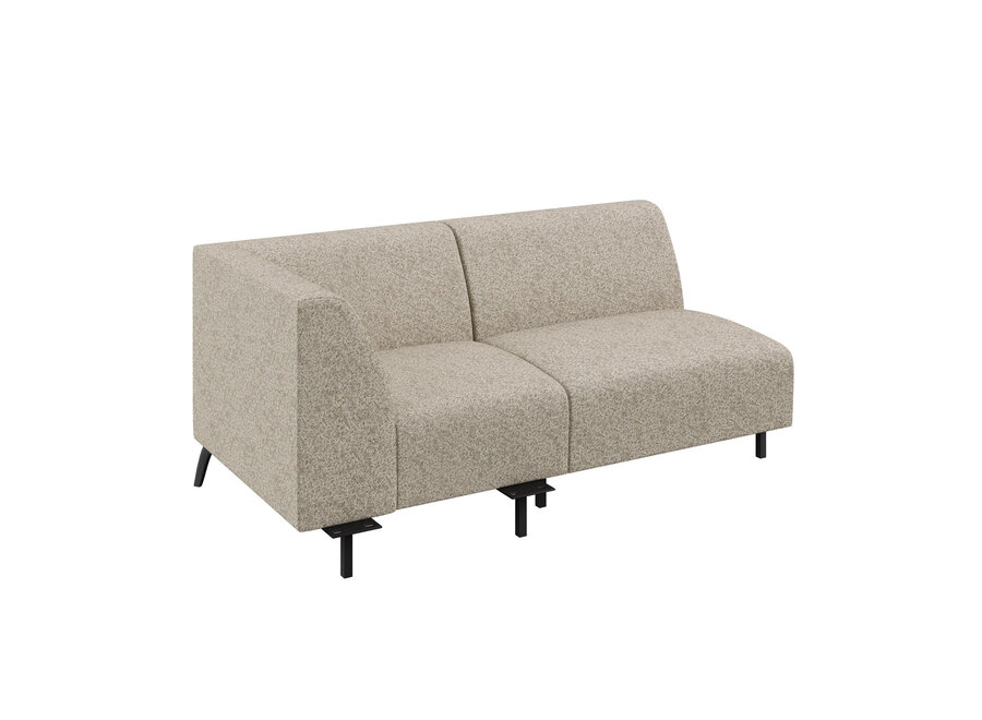 Corner module 'Lugano' - L - Philo Beige