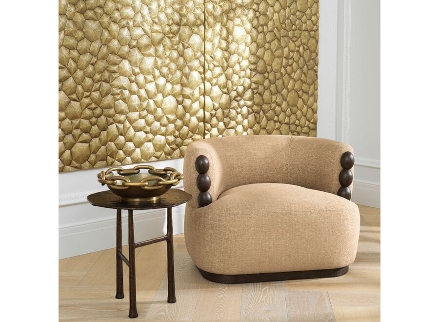 Fauteuil 'Grimaud' - Renato honey