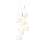 Hanglamp 'Anoli 6' - Opal
