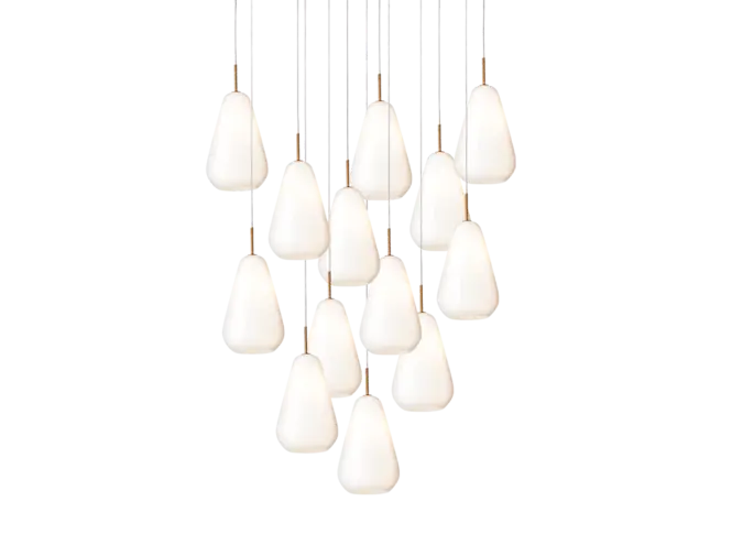 Lampe pendante Anoli 13 - Opal