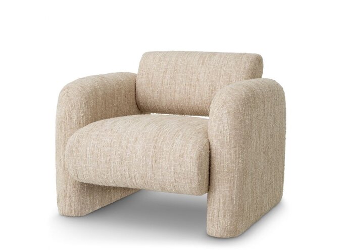 Chair Vesper - Bouclé sonata cream