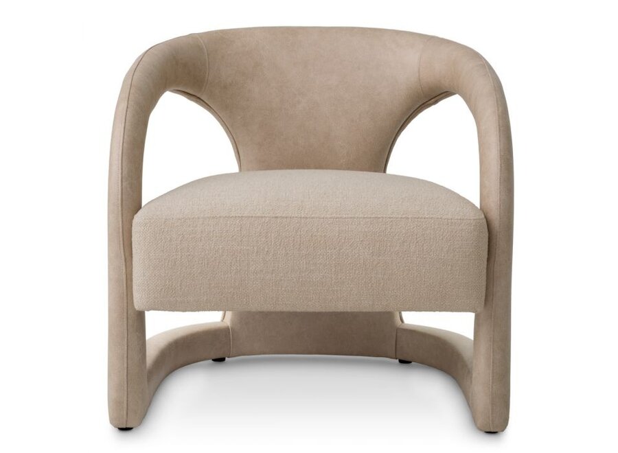 Fauteuil 'Voletta' - Beige