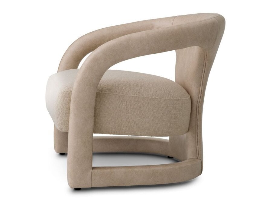 Fauteuil 'Voletta' - Beige