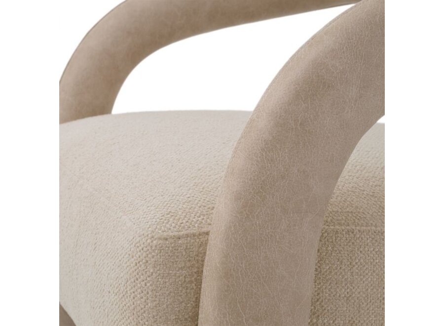 Fauteuil 'Voletta' - Beige