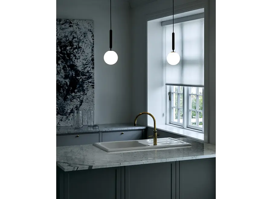 Hanglamp 'Miira 1' - Rock Grey - Opal