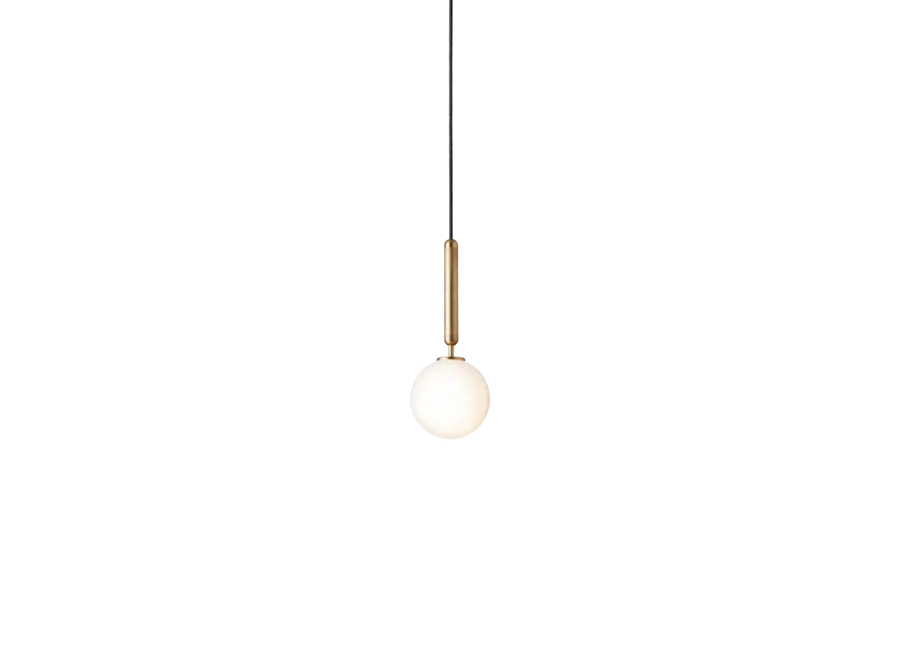 Hanglamp Miira 1 - Brass - Opal