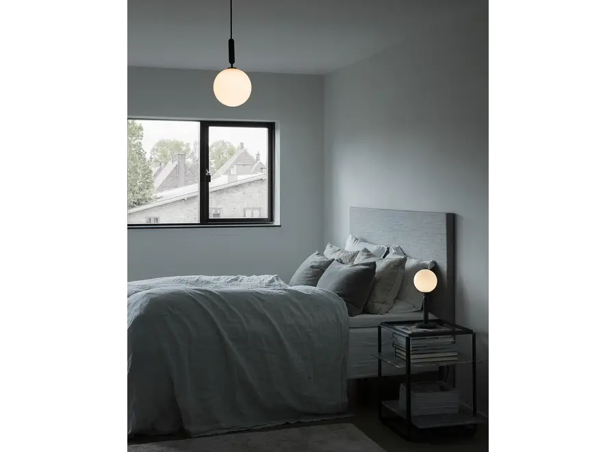 Hanglamp 'Miira 1' Large - Rock Grey - Opal