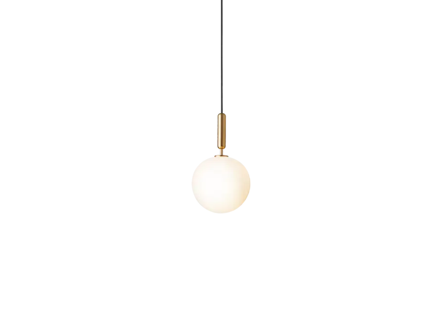 Hanglamp 'Miira 1' Large - Brass - Opal