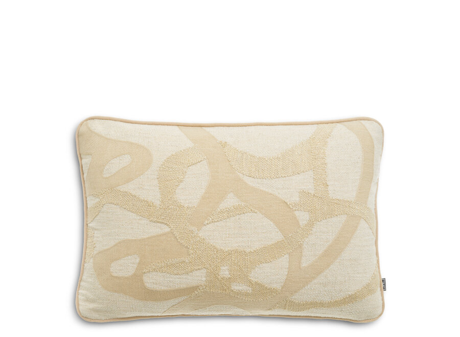 Coussin ‘Saphira' - Rectangular - Natural