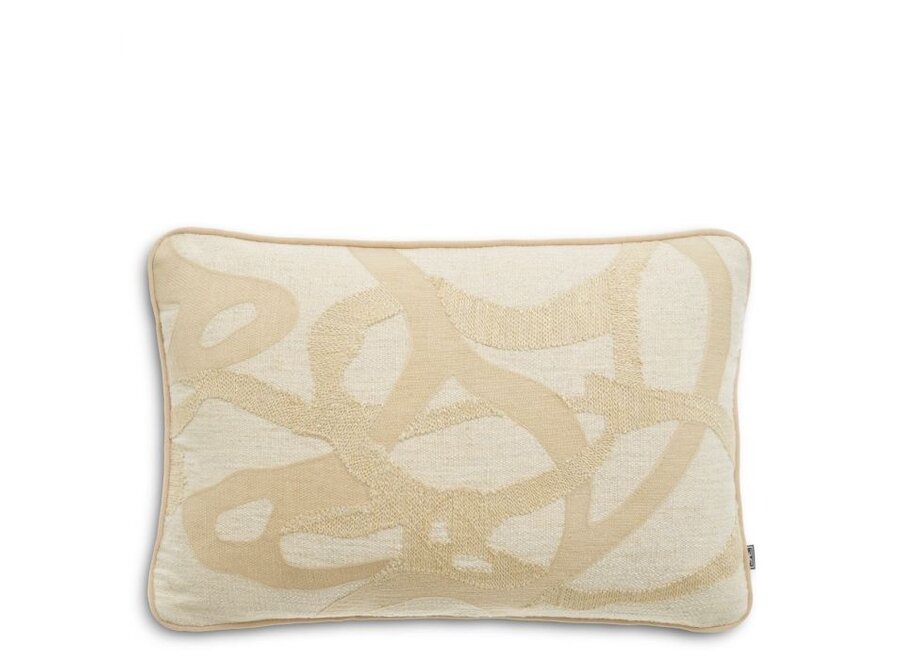 Coussin ‘Saphira' - Rectangular - Natural